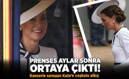 Kanserle mücadele eden Galler Prensesi Kate Middleton sonunda ortaya çıktı!